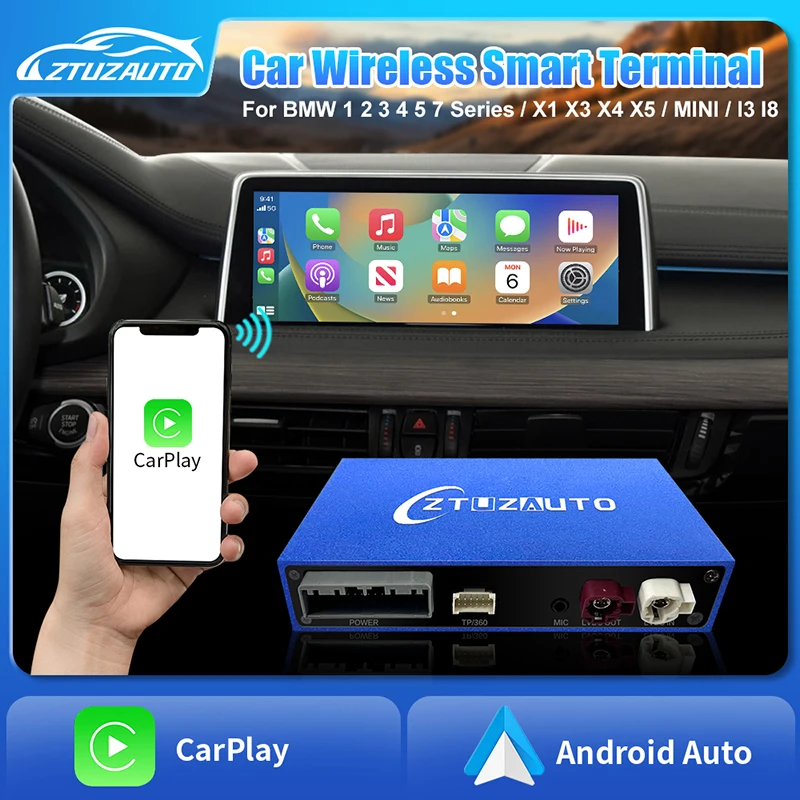 Wireless CarPlay for BMW NBT,EVO System 1 2 3 4 5 6 7 Series X1 X3 X4 X5 X6 F56 F15 F16 F25 F26 F48 F01 F10 F22 F20 F30 F32