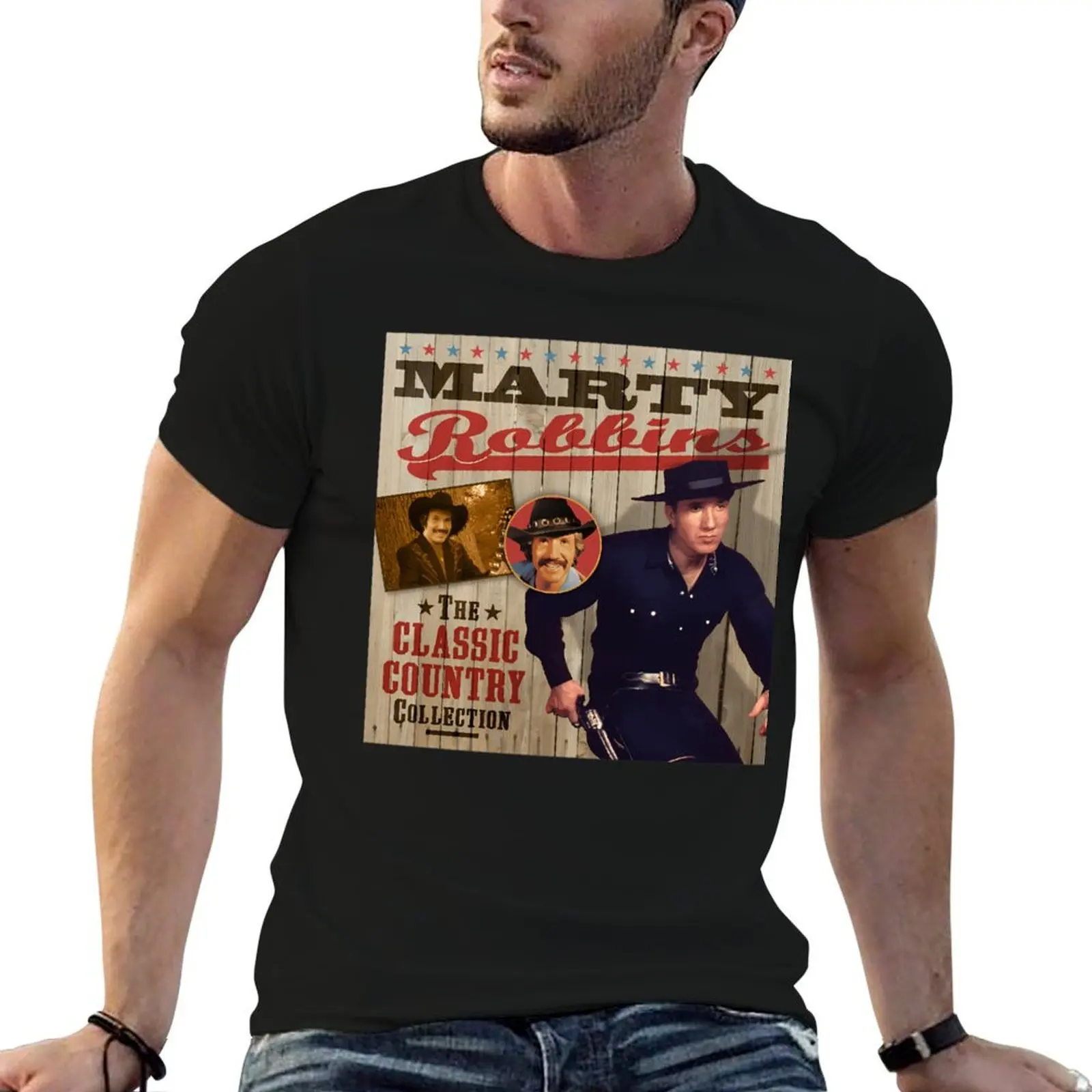 

Marty Robbins The Classic Country Collection Classic T-Shirt t shirt custom print t shirts for man slim fit T-Shirt