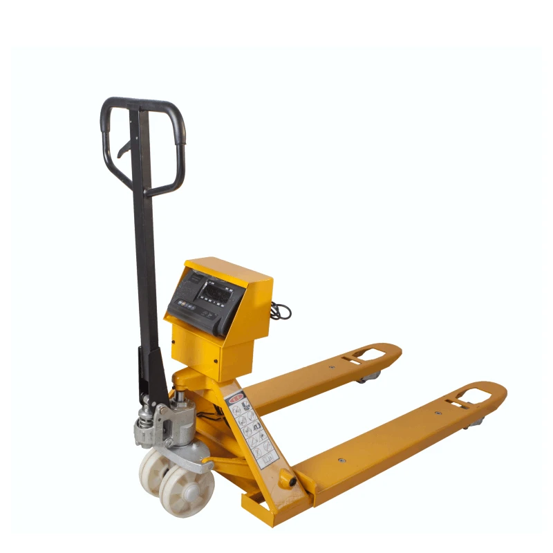 a Heavy duty hand weighing used forklift Jack 2 ton 3 Weight Printer Sale Pallet Truck Scale