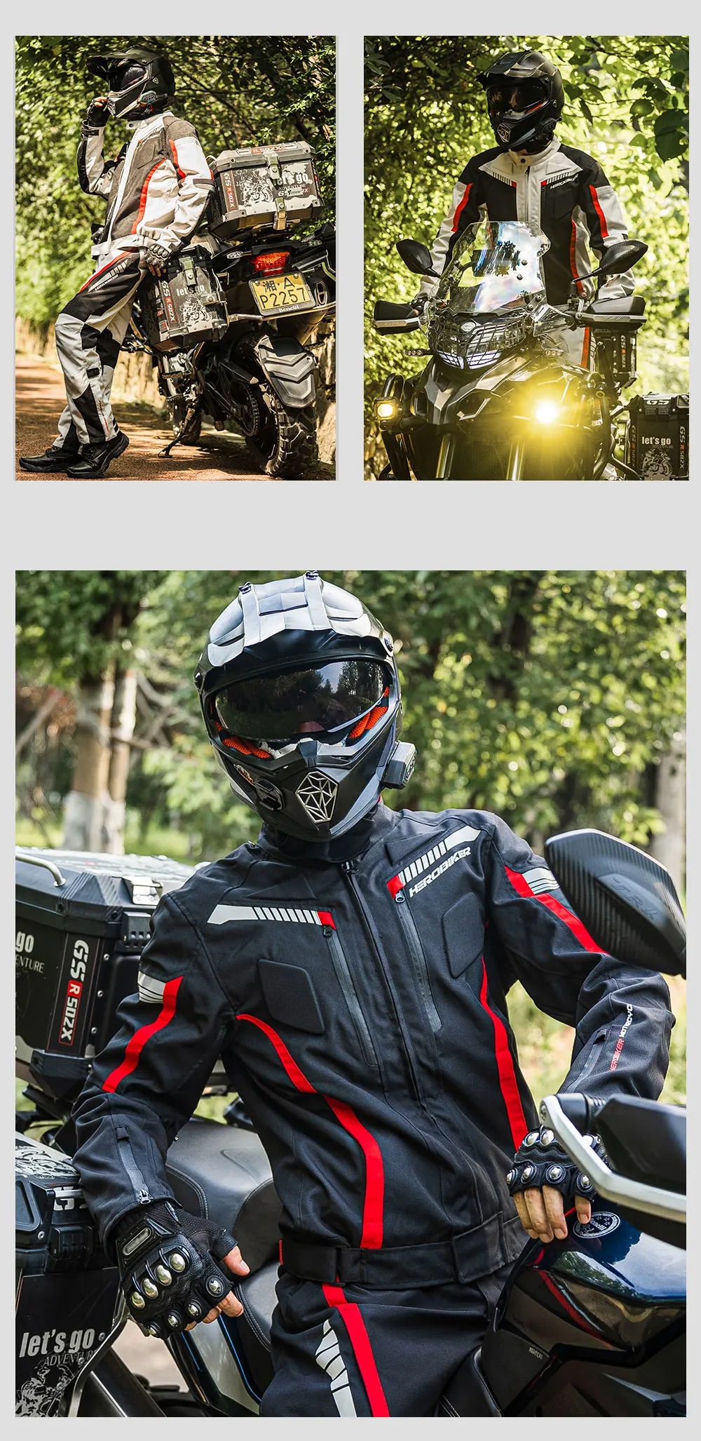 HEROBIKER Waterproof Motorcycle Jacket Man Racing Jacket Wearable Motorcycle Pants Moto Clothing With EVA Protection 25 Scb1b612597c8485394622f26acaa176aM