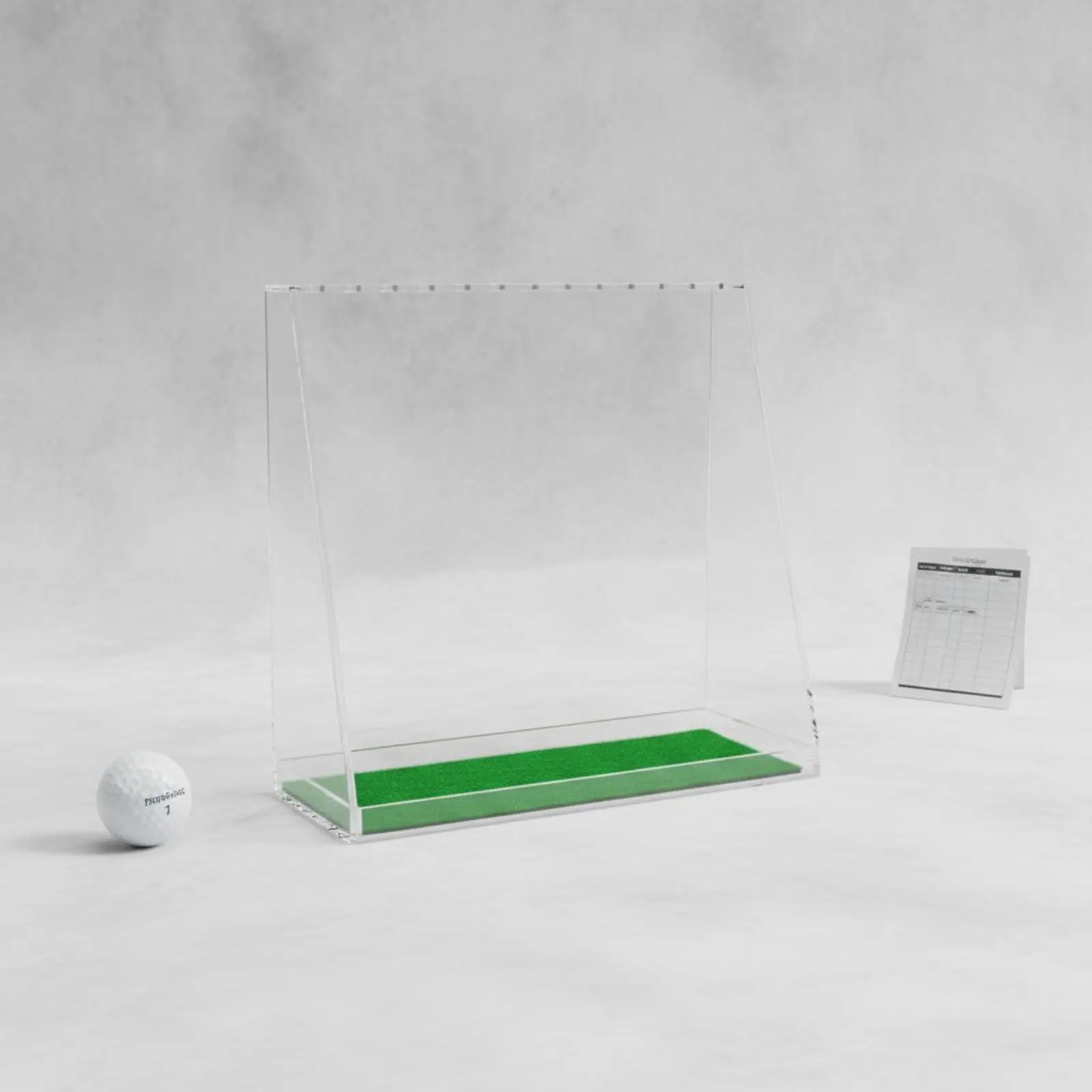 

Acrylic Golf Club Rack Easy to Clean Transparent Club Holder Golf Storage Stand Thick Board Holds 13 Clubs for Indoor