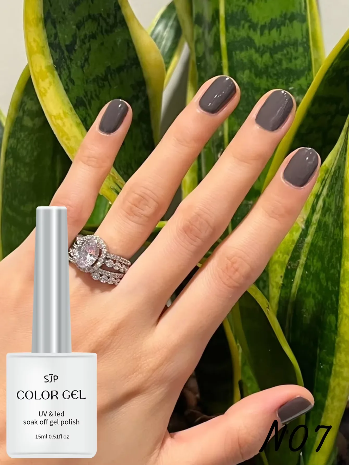 1/5 gris vernis à ongles Gel ensemble bricolage Nail Art décoration tremper Gel UV longue durée manucure peinture Gel Vernis Kits