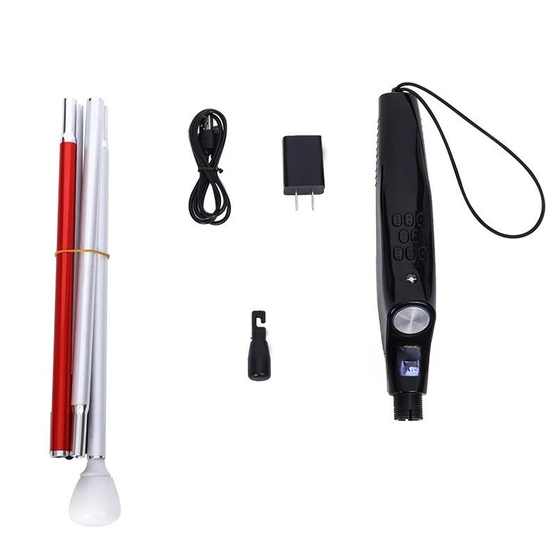 Yunxiang ultrasonic electronic voice guide cane for the blind, daily necessities for the blind, obstacle avoidance, crutches, gu