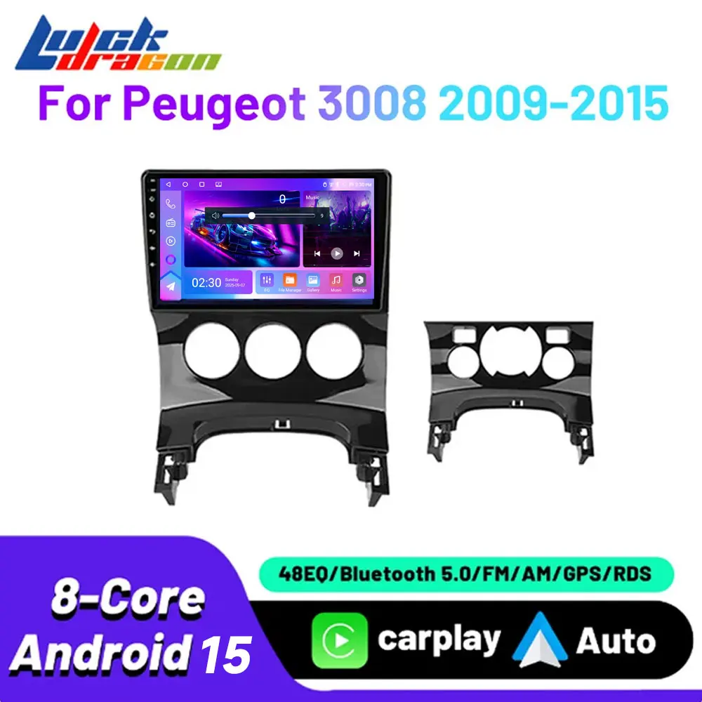

Multimedia Automotive For Peugeot 3008 2009-2015 Car Play Android Auto Wireless Autoradio Car Radio Stereo Android Car Audio