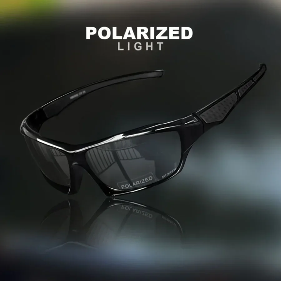 Men'S Polarized Sunglasses Colorful Film Outdoor Night Vision Driver'S Driving Sunglasses Cycling Sports Goggles Wind Goggles