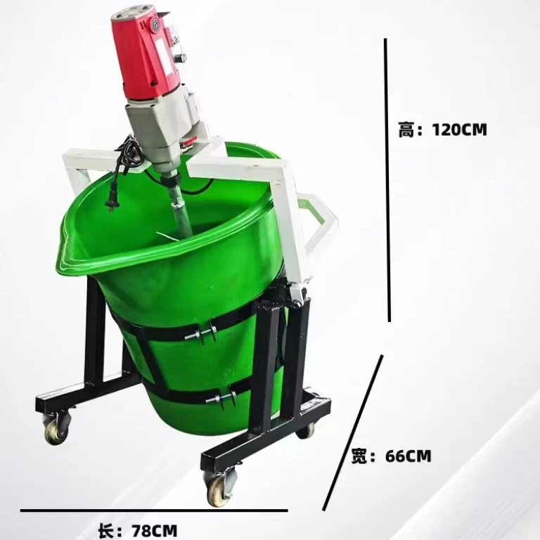 Small concrete mixer Single-phase electric 100L4KW special ground leveling mixer Gypsum self-leveling grout material mixer