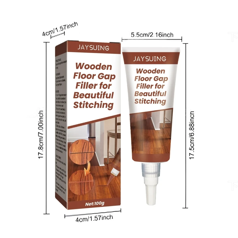 100 г шпатлевка для ремонта пола для ремонта царапин, трещин, обесцвечивания деревянных дверей, деревянной мебели, пола, шкафа,