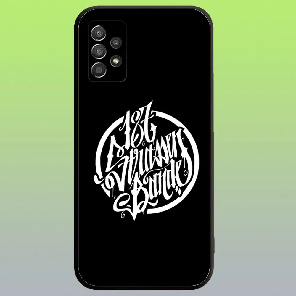 GZUZ 187 Strassenbande Phone Case For Samsung Galaxy A20,A21s,A22,A31,A32,A52,A53,A72,73,A80,A91 Soft Black Cover