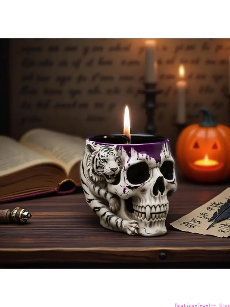 

E1PE Reusable Skull Silicone Mold Jewelry Making Supplies and Decorative Planter