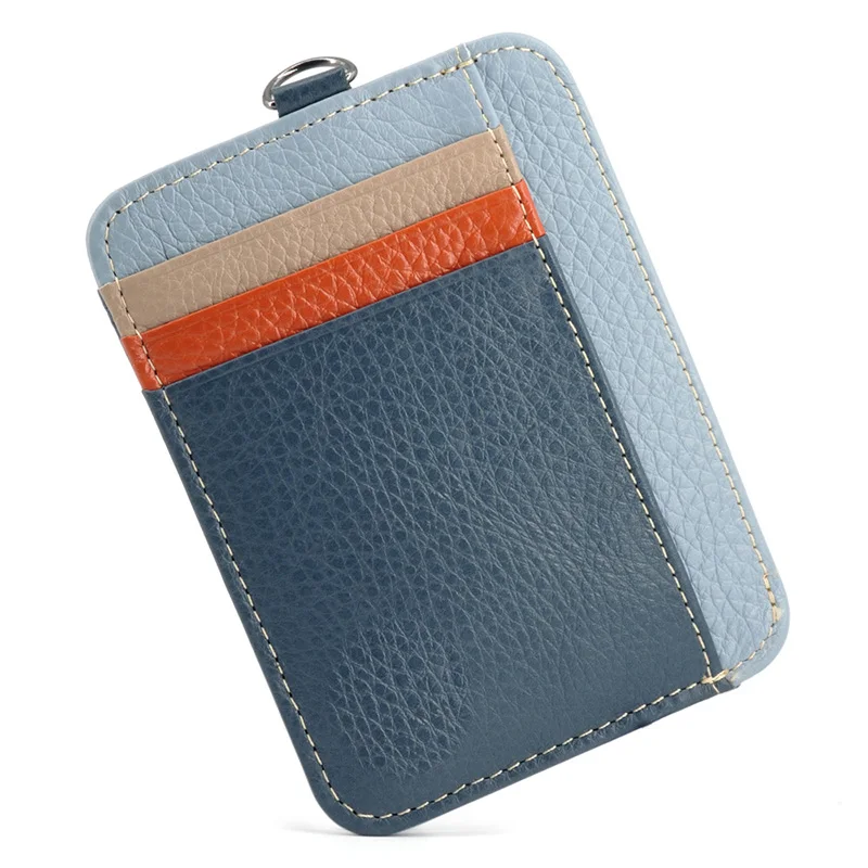 Retro Leather Credit Business Mini Card Wallet 2022 Convenient Man Women Smart Wallet Business Card Holder Cash Wallet Card Case