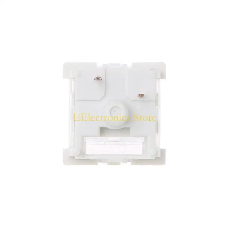 B03C 10pcs Switches White Bottom Blue Switches Compatible for MX Mechanical Keyboard Switch 3pins 60g Force Switches