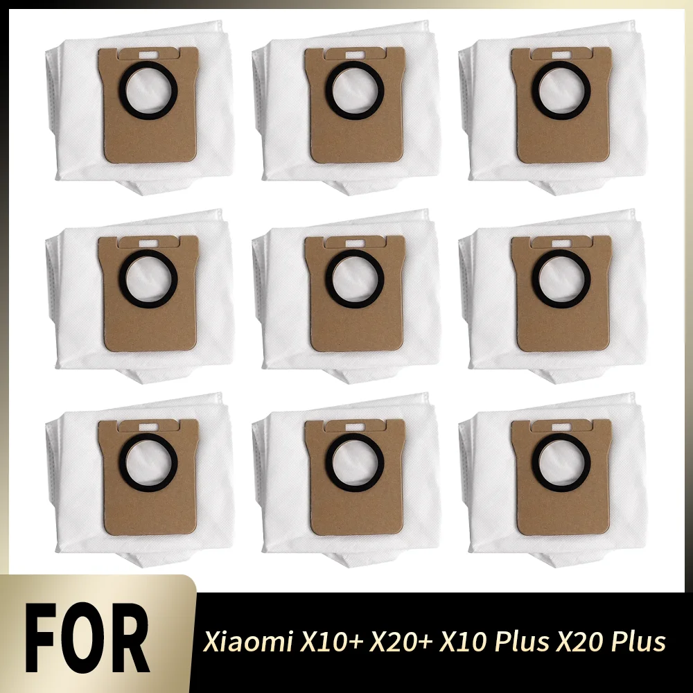 Staubbeutel aus Vliesstoff, auslaufsicherer Einweg-Ersatz für Xiaomi Robot Vacuum X10+ X20+ X10 Plus X20 Plus Zubehör
