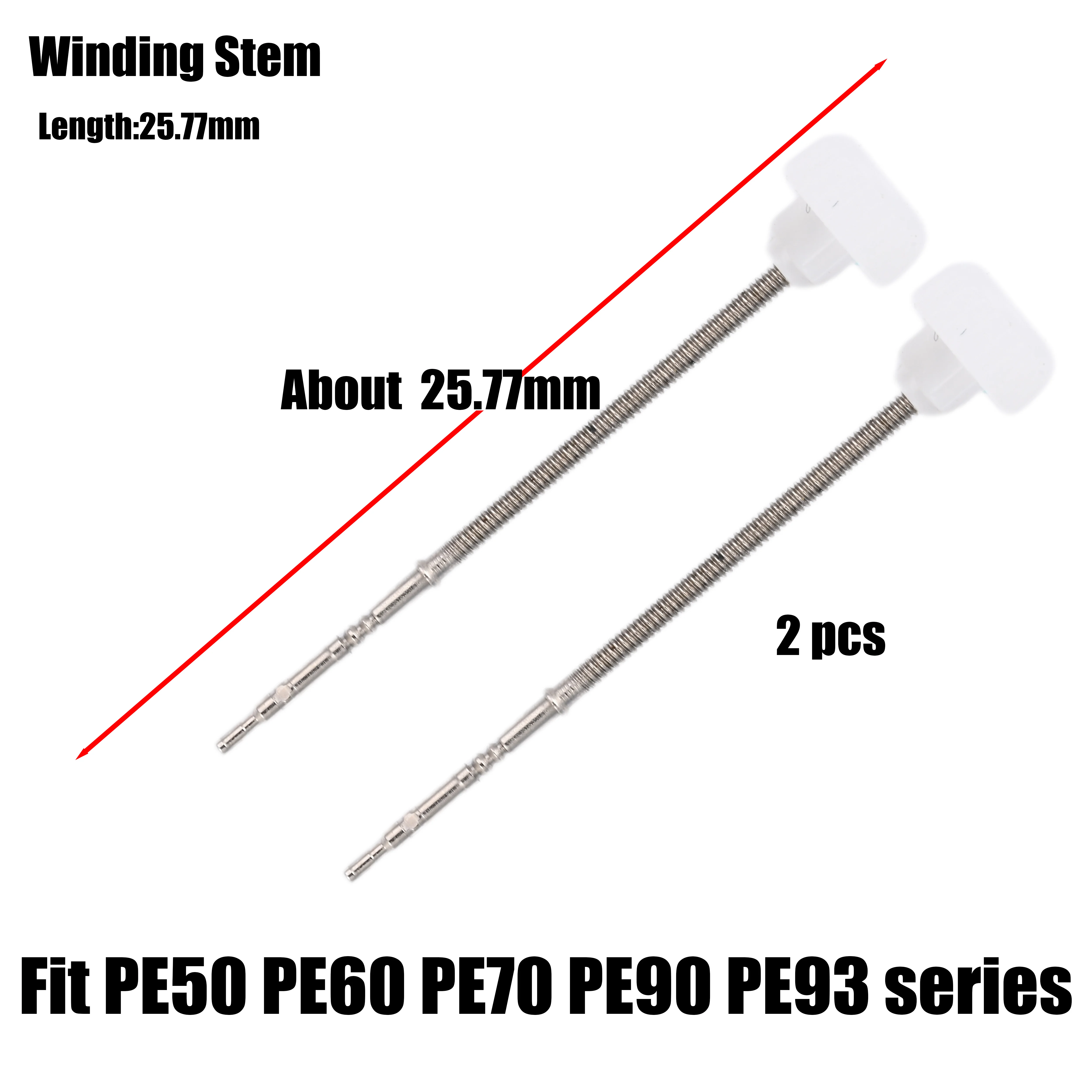 Winding Stem for 902 903 Movement Sunon PE50 PE60 PE70 PE90 PE93 Series Movement Watch Repair Parts Handle Rod Stem