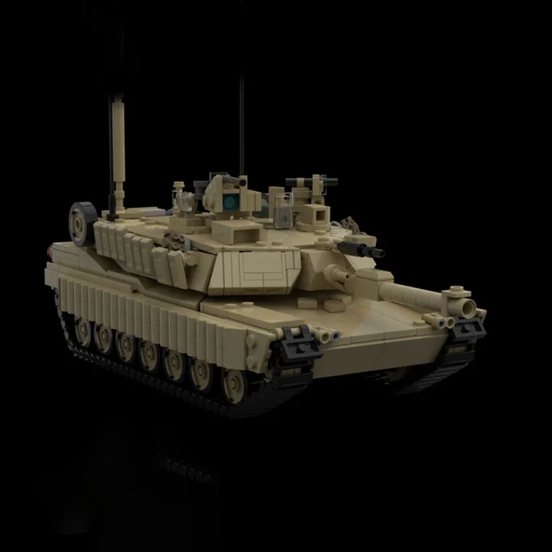 Exquisite New Product MOC Building Blocks Military Model M1A2 Abrams SEP TUSK V2 Technology Modular Festival Gift Toy DIY  Set