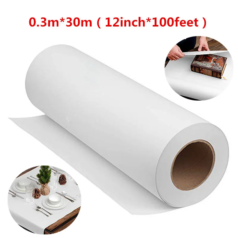 

0.3m*30m Natural white Kraft Paper Roll For Wedding Birthday Party Handmade Gift Wrapping Parcel Packing Art Craft Poster Decor