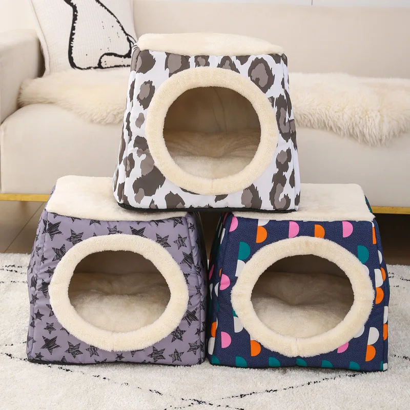 Factory direct cat nest four seasons universal closed space capsule cat house cat Villa dog kennel Teddy pet supplies Crate dog