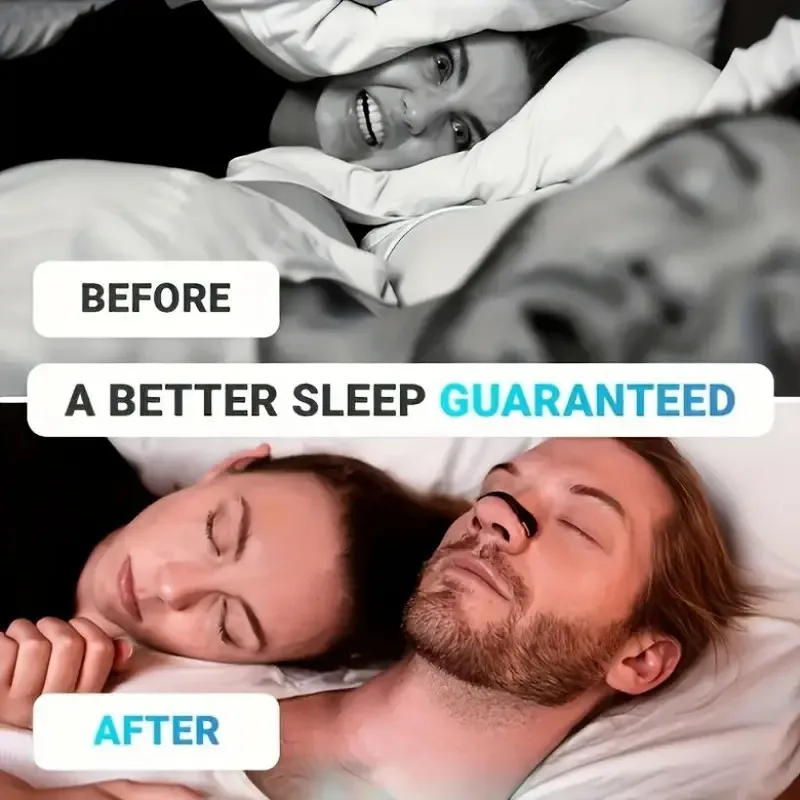 

External magnetic nose strips, super anti-snoring solution, anti-snoring and sleep aid, 4 sizes of nasal dilator strips, suitabl