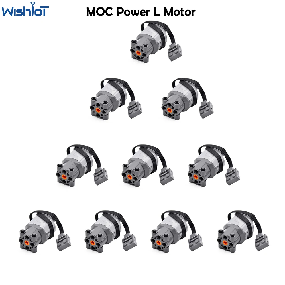 Power Functions L Motor 8883 Compatible with legoeds Building Blocks MOC Car Model Power Modification Large Motor Spare Parts