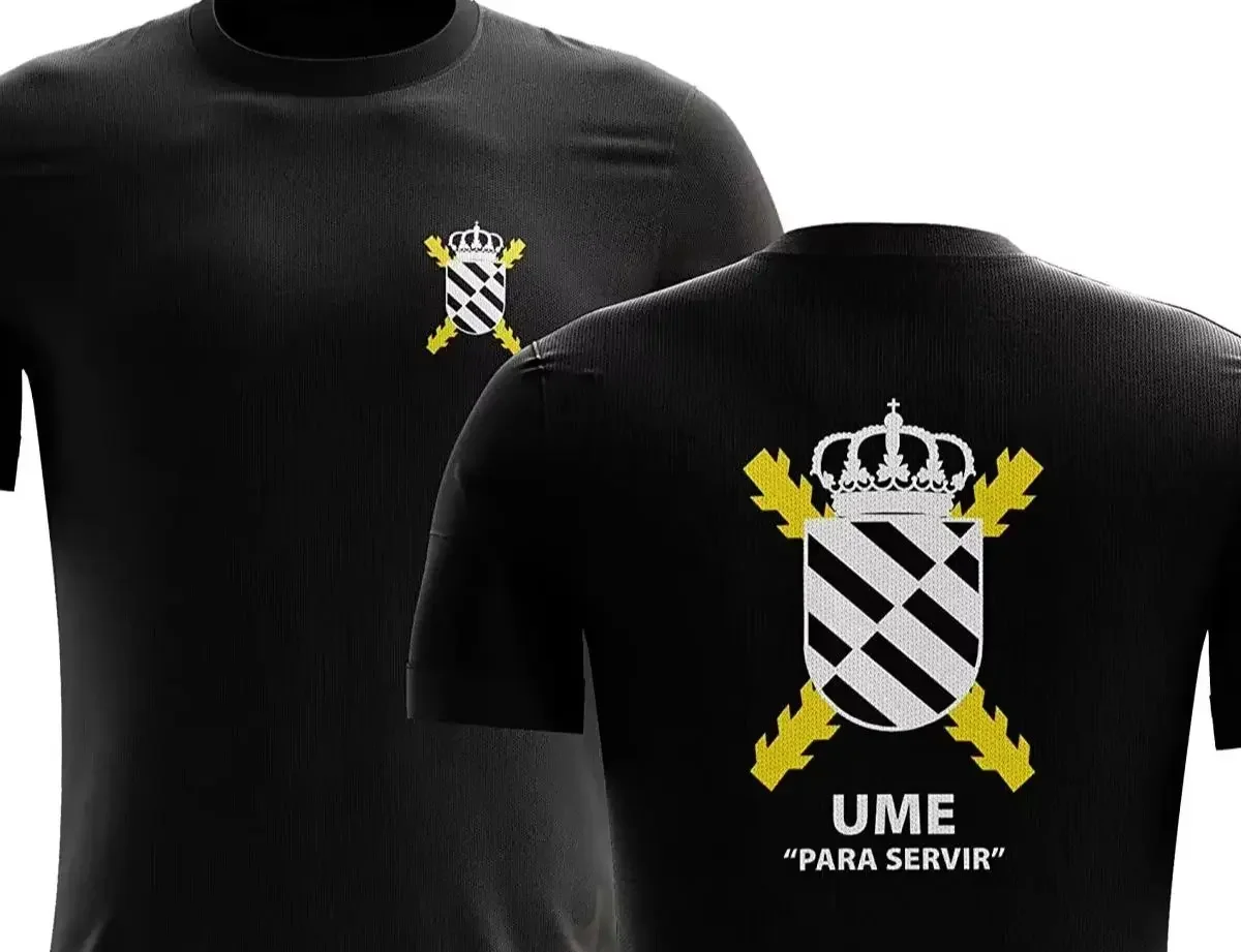 

Camiseta Unidad Militar De Emergencias Del Ejercito Español. Ejército De Tierra. Camiseta 100% Algodón