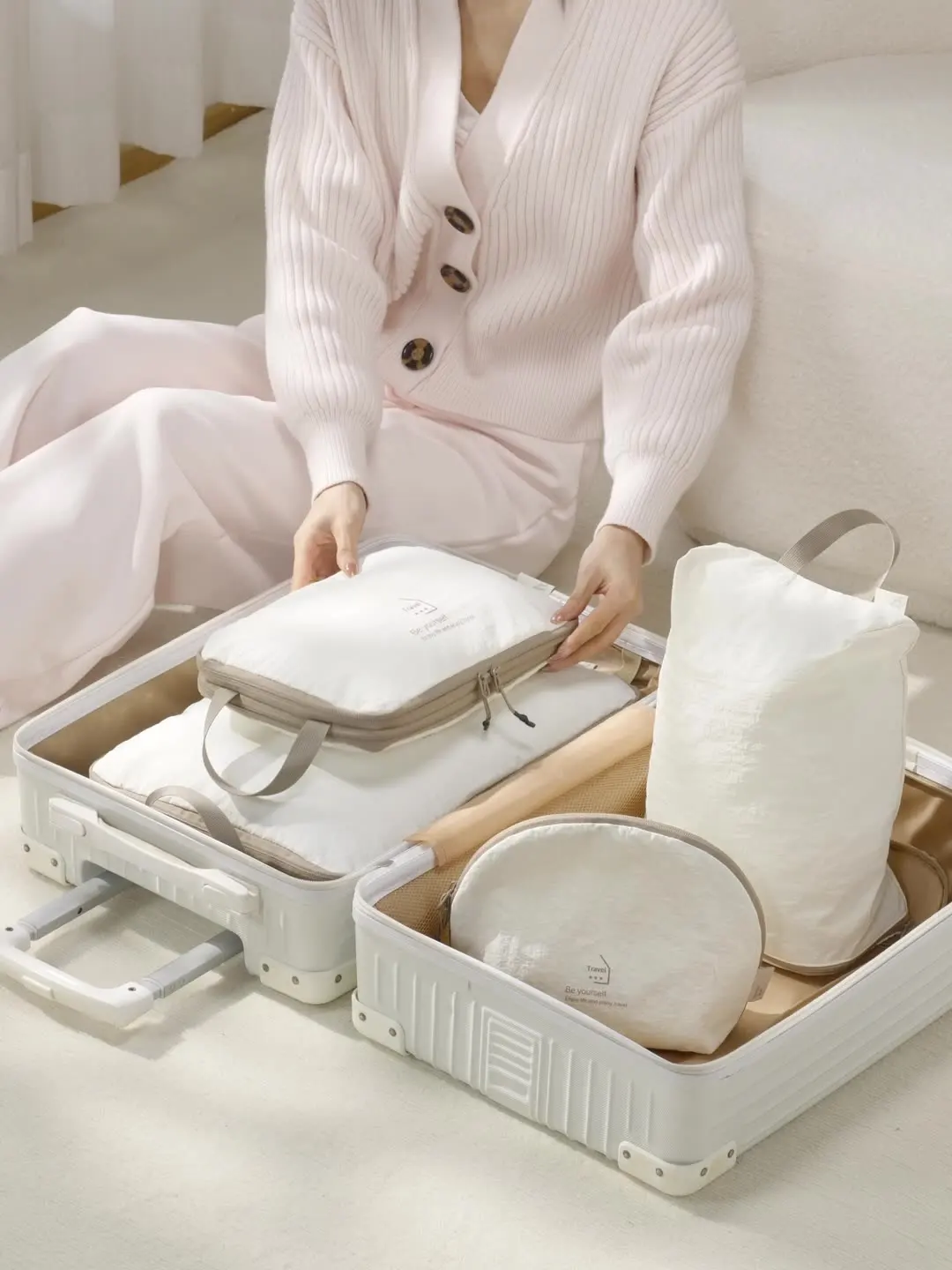 

taslan Travel storage bag, underwear, luggage, travel portable packaging bag, compression set, compression sorting shoe bag