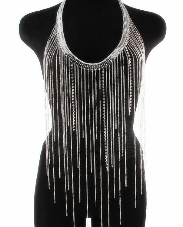 2024  Body necklace Women\'s body chain Clothing accessories wear with body chain