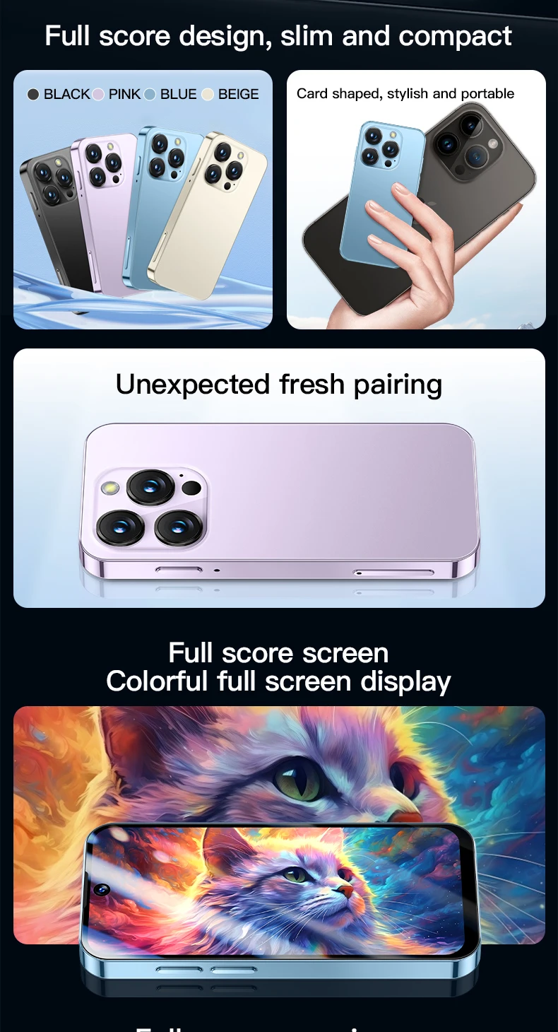 SERVO 19PRO 4G red Mini Smartphone Android12 OS RAM 6GB ROM 128GB