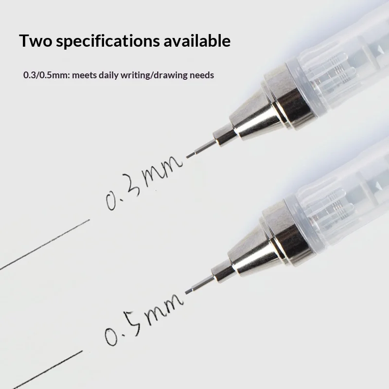 اليابان تومبو مونو ماتي قلم رصاص ميكانيكي شفاف 0.3/0.5 مركز منخفض الجاذبية يهز الرصاص الأساسية لوازم مكتبية