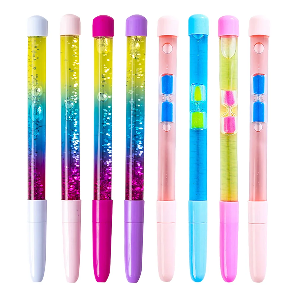 

8 Pcs Signing Pen Stationery Items Colored Pens Fancy Erasable for Black Gel Pink Student Writing Aesthetic