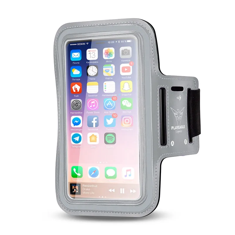 

PLAYEAGLE Universal Arm Band Bag For Iphone Meizu Xiaomi Running Gym Arm Bag Case With Key Pocket Phone Bag