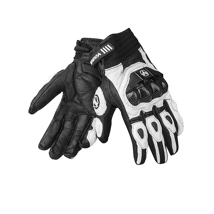 Motorcycle Gloves for Men, Motorbike Riding Gloves, Motocross Hand Protection, Leather, Durable