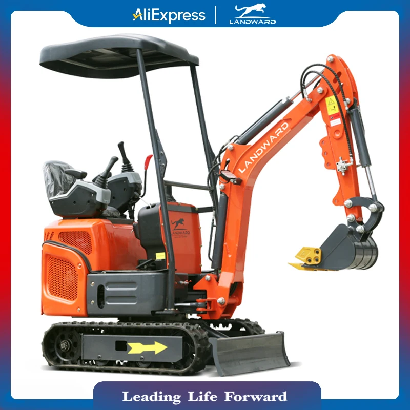 

Fast Delivery XT12 PRO Mini Excavator 1.2Ton Customized EPA EURO5 Orchard Micro Crawler Excavator High Quality 1Ton Small Digger