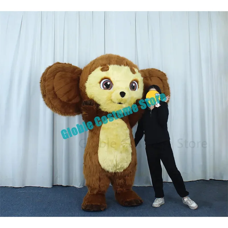 260cm Upgrated Version Inflated Cheburashka Mascot Costume Lovely Cheburashka Crocodile Mascot Suit Birthday Surprise JS7262