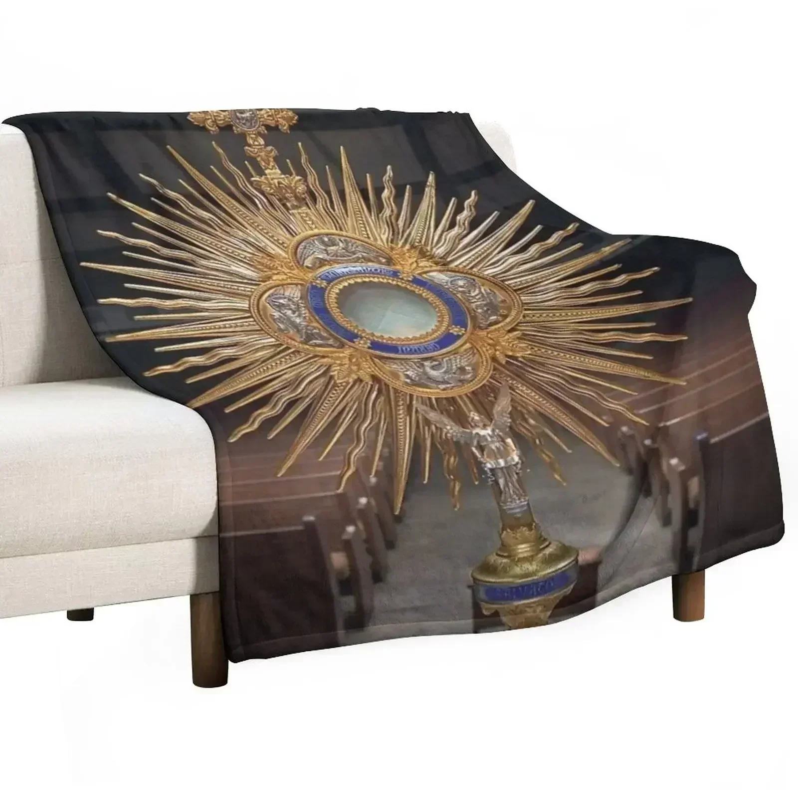 

Benediction Throw Blanket Single Plush Luxury Designer christmas decoration Blankets