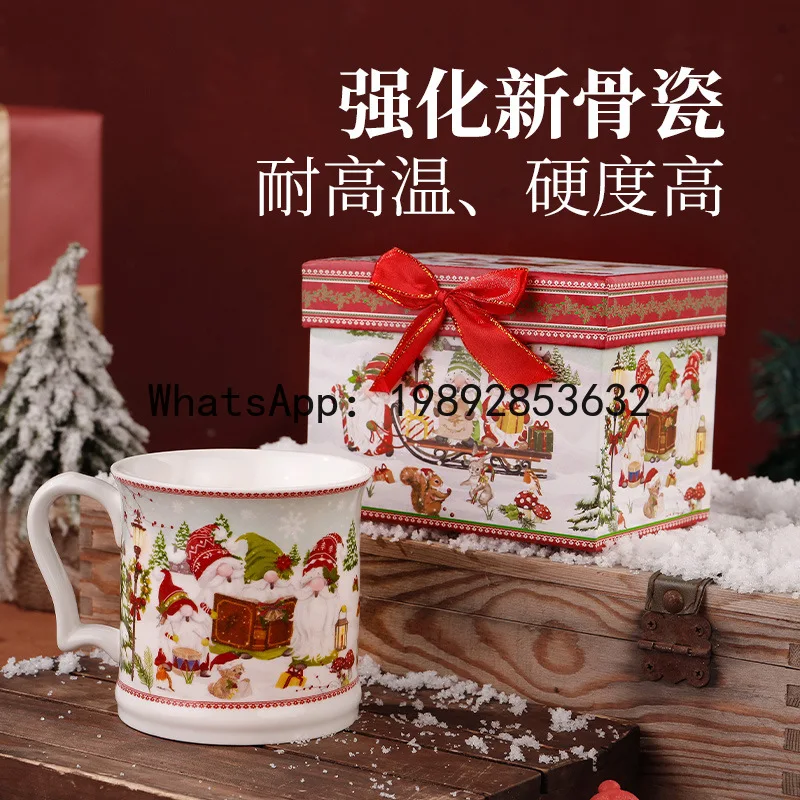 

Набор из 4-13 предметов: керамическая чашка, крышка, ложка, подарочная коробка для кофейных чашек - 4 шт.