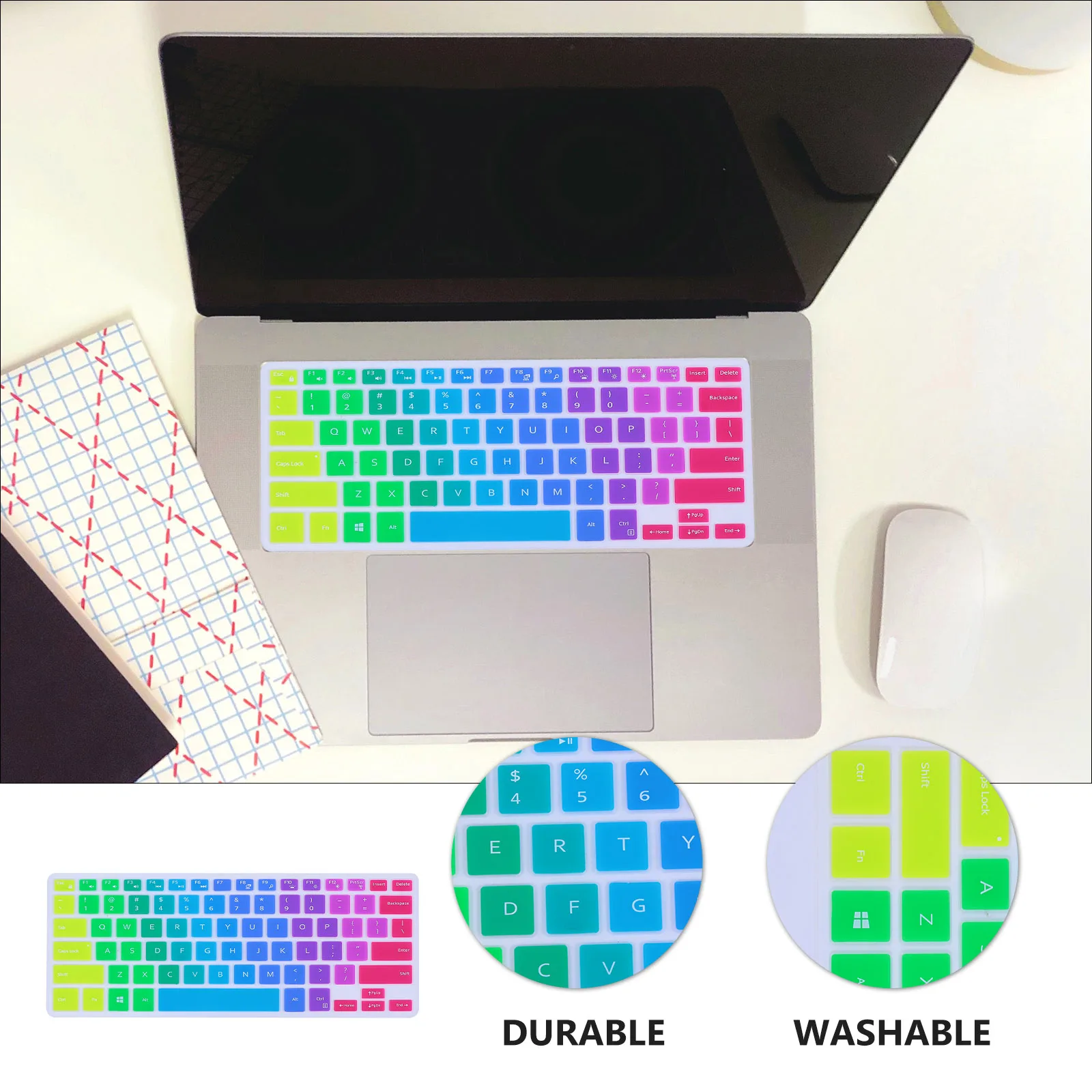 

1Pcs Silicone Keyboard Cover High Elastic Protective Film Dustproof Noise Reduction for 137000 7370