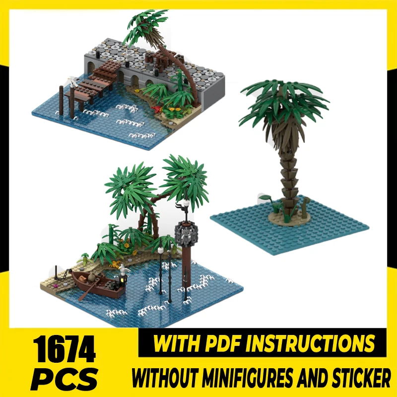 

Модель пиратов Moc, строительные кирпичи, порт, набор для соуда, модель, технология, модульные блоки, вид на улицу, подарки, рождественская игрушка, сделай сам, сборка