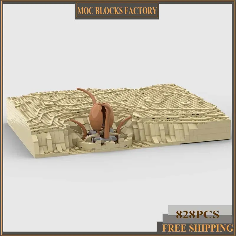 

Star Movie Moc Building Blocks Ministry of National Defense Mine Model Technology Bricks DIY Assembly Construction Toy Gifts