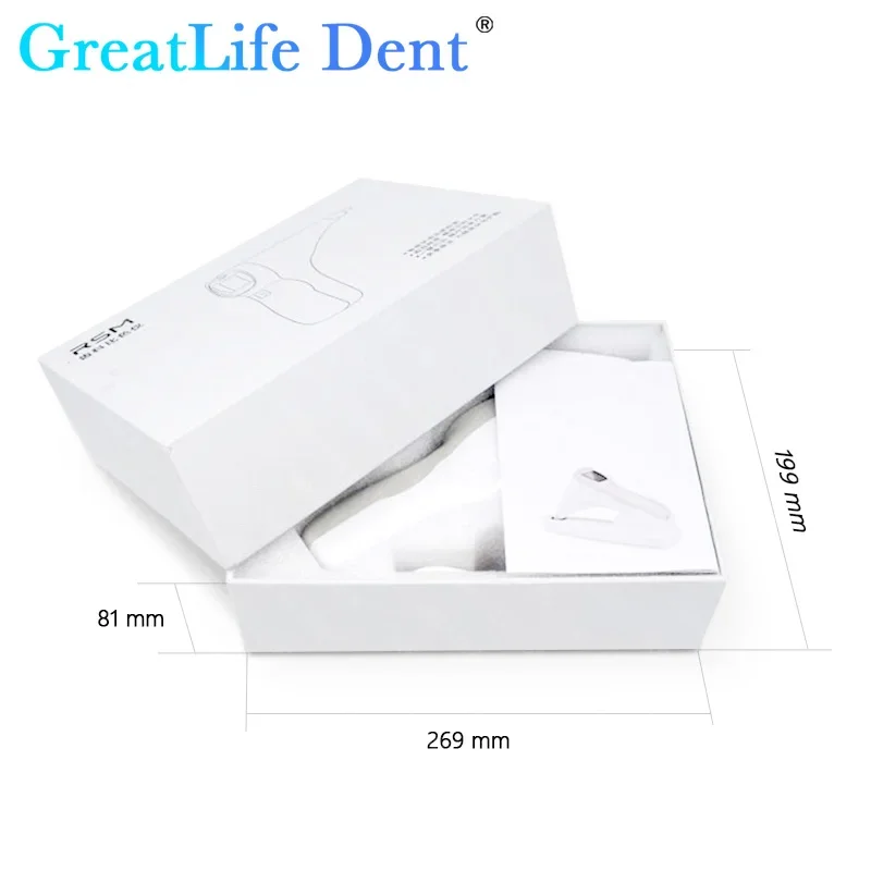 Greatlife บุ๋มมืออาชีพคลาสสิกอิเล็กทรอนิกส์อัตโนมัติสีฟอกสีฟันหลายสีคู่มือเฉดสีฟอกสีฟัน