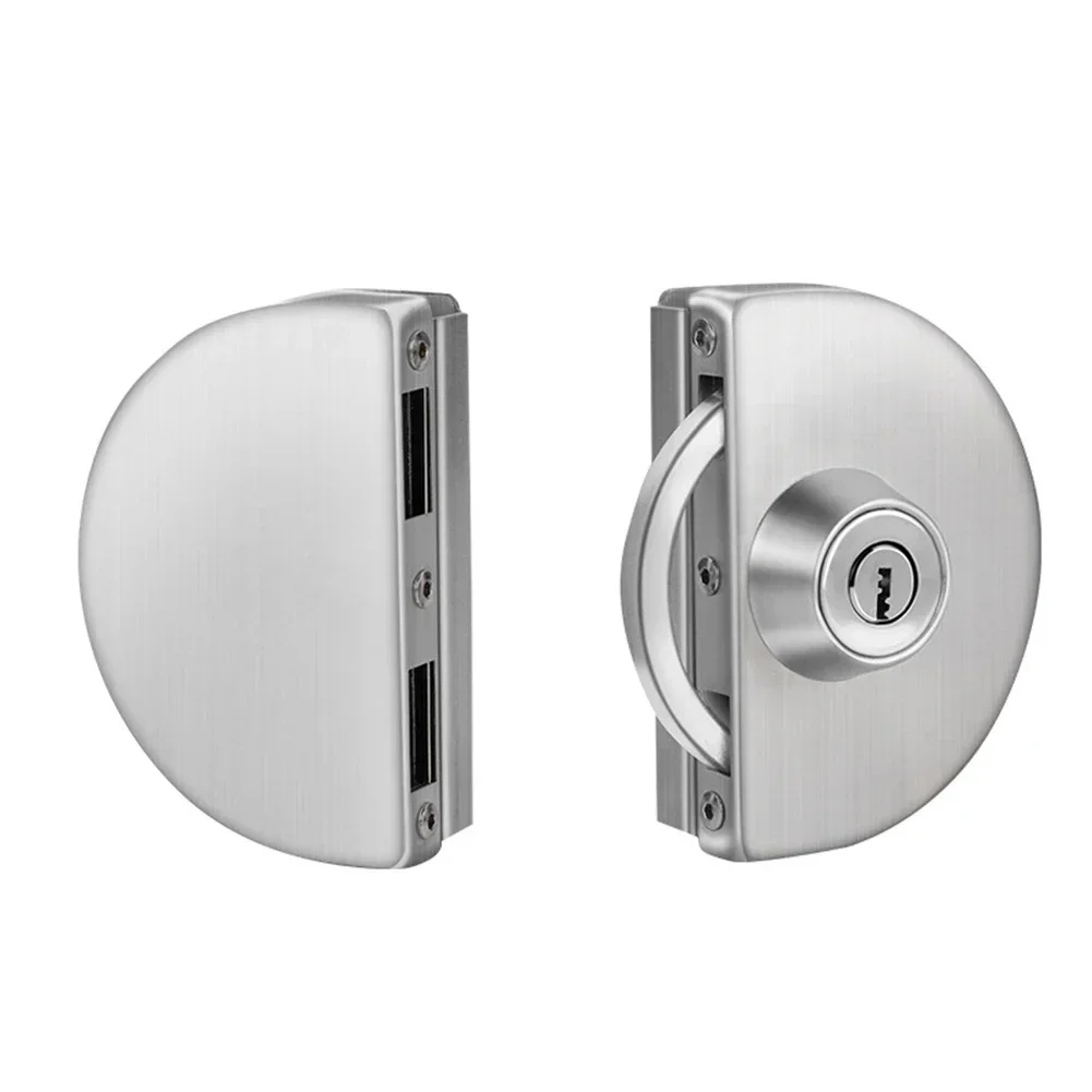 

Stainless Steel Glass Door Lock Ensures Protection and Security for Valuable Items Suitable for Cabinets and Display Doors