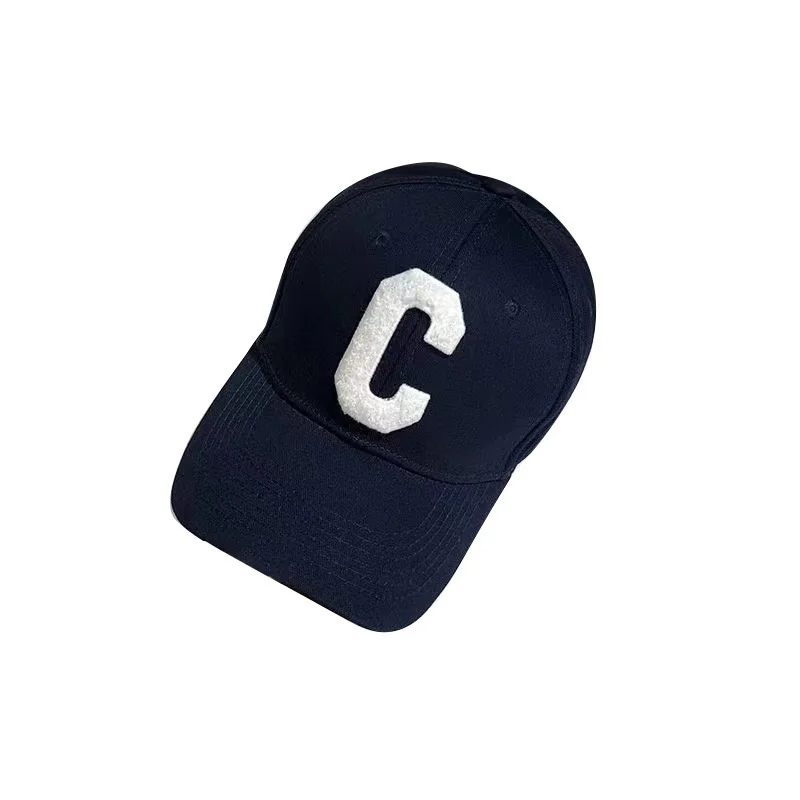 Baseball Cap Hip Hop Street Solid C Letter Adjustable Hat For Men Blue White Trucker Caps Outdoor Sport Dancer Hat