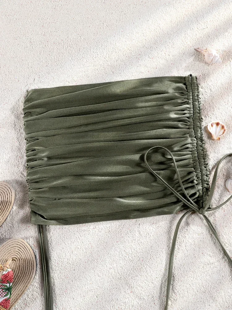 ZRTAK Triangle Bikini Micro Thongs Swimsuit Women Two Piece Suit Swimwear Bandage Bathing Suit Sexy Biquini Brazilian Beachwear