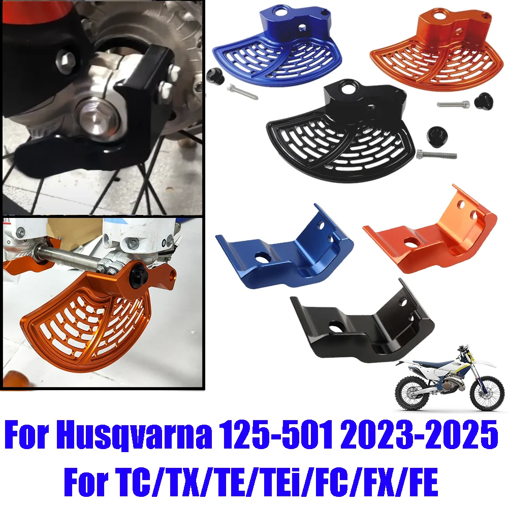 

Right Front Fork Guard Protector Front Brake Disc Guard For Husqvarna TC TX TE FC FX FE 125 150 250 300 350 450 501 Accessories