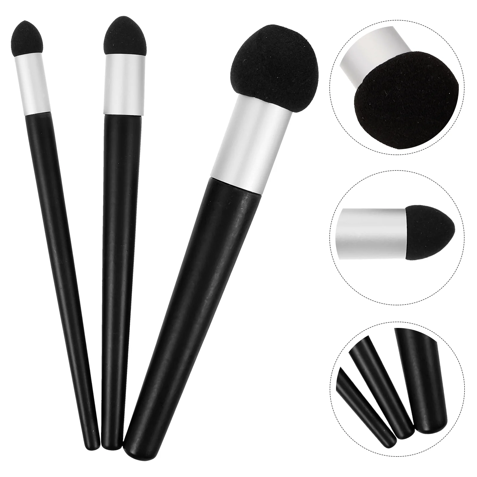 3 Pcs Sketch Smudge Erase Tool Blending Sponge Pen Drawing Blenders Graffiti Paint Brush Set Portable Fine