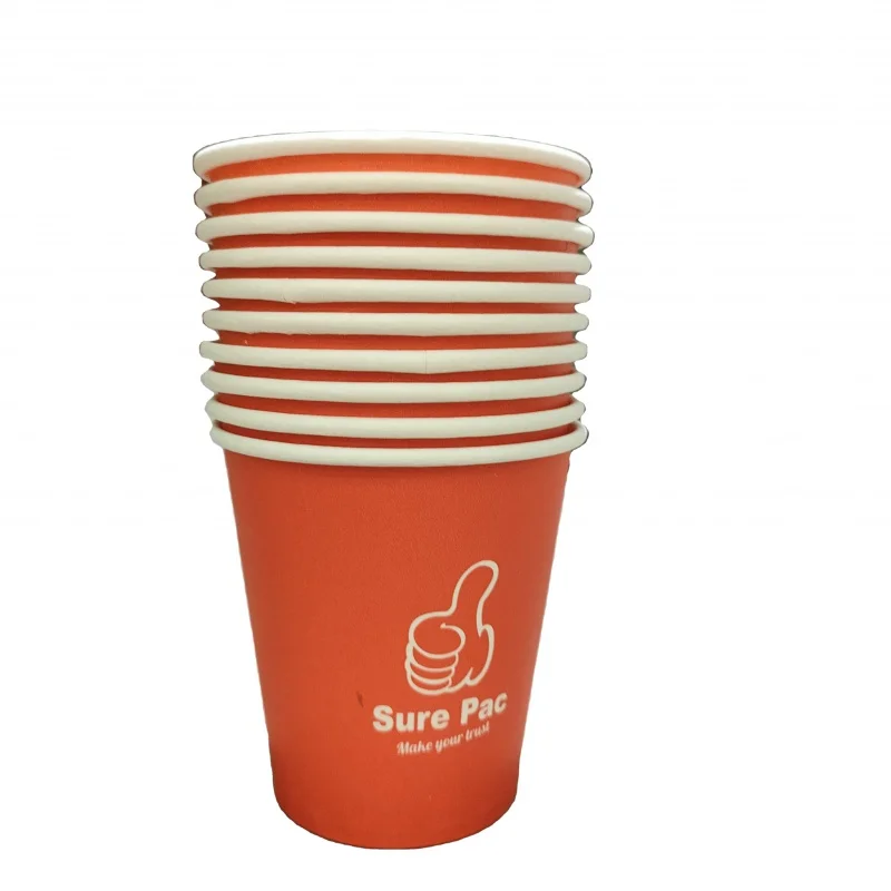 Customized product7 oz 8 oz 9 oz Disposable Coffee Tea Water Drinks Cup with Lids Production of Paper Cups China