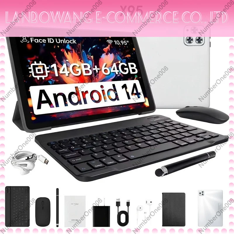 X95 10 Inch Android Tablet Dual SIM 4G LTE Callable Smart Bluetooth Office Study Tablet PC