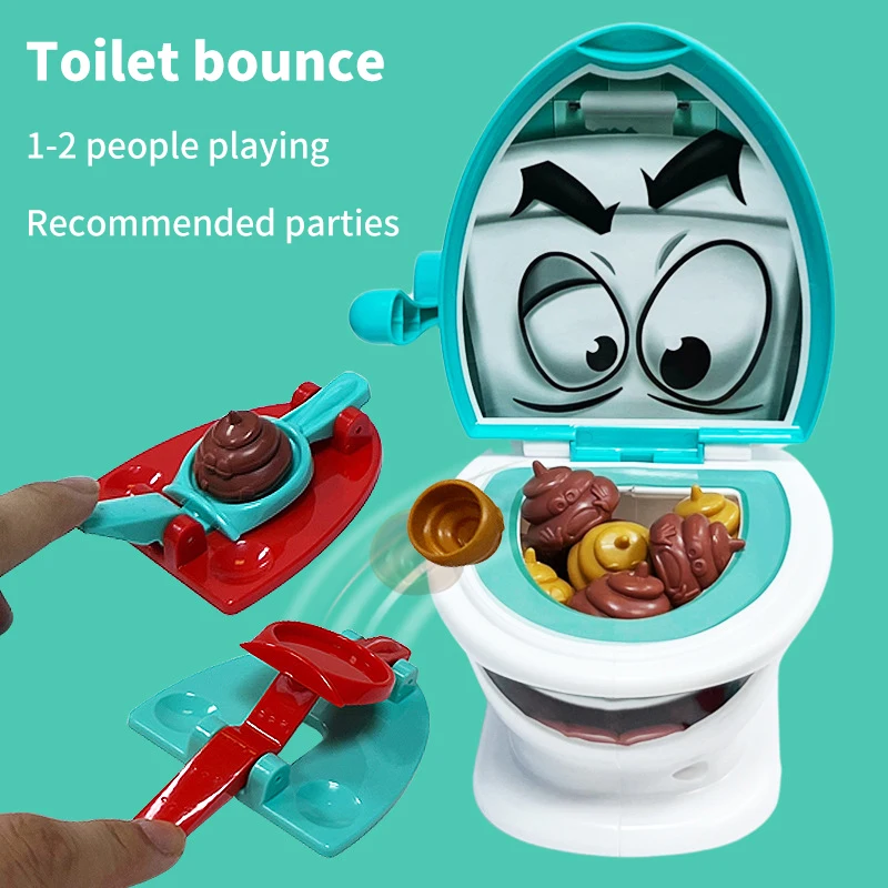 Lustiges Toiletten-Trick-Spielzeug, Partyspiel, Brettspiele, die die Toilette für Kinderspielgeschenke spülen