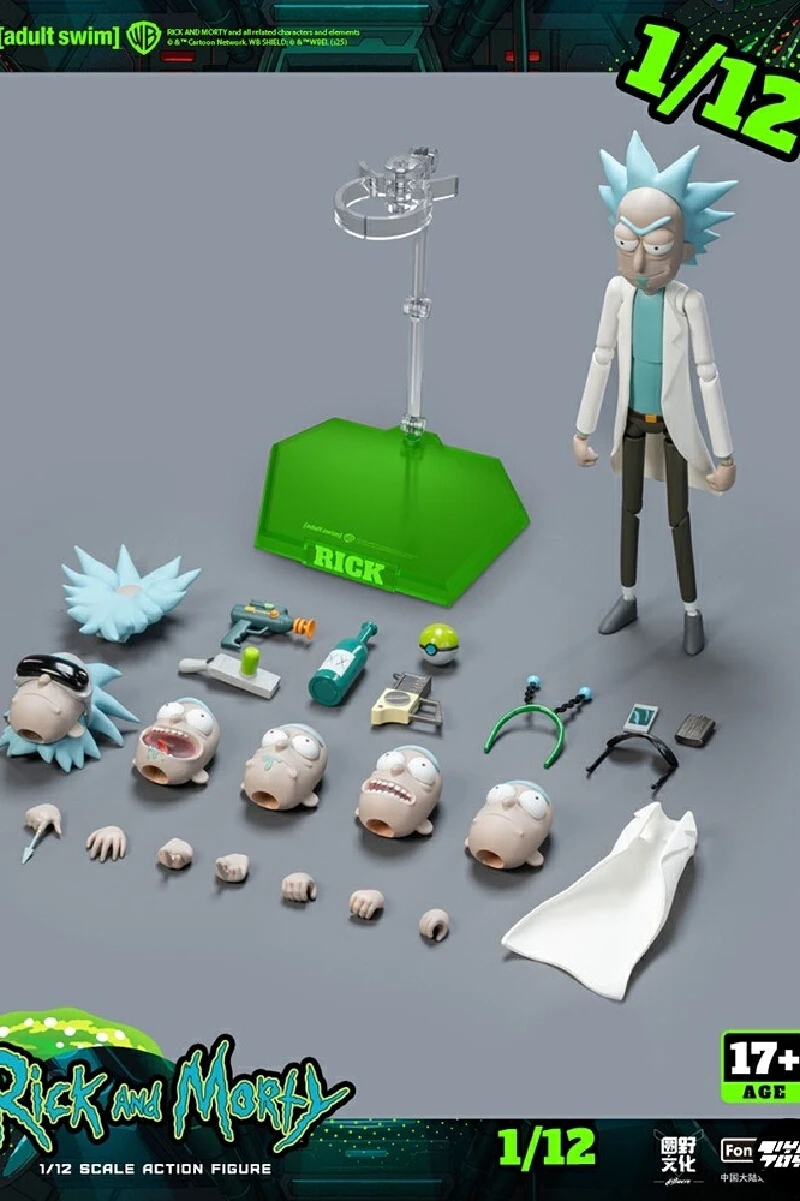 Pre-Sale 100% Original Fondjoy Action Figure Adult Swim Anime Action Figures Figurine 1/12 Model Toy Joint Movable Toys Gifts