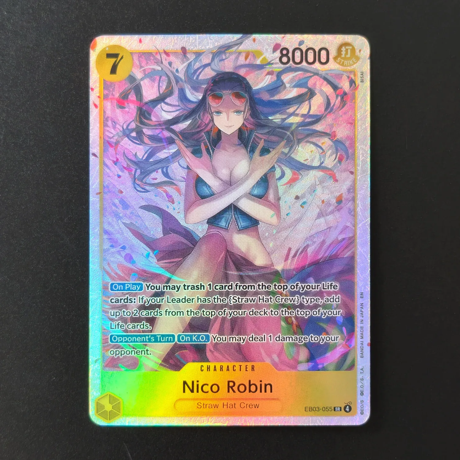 Proxy One Piece Card Game Nico Robin EB03-055 TCG Anime Cards