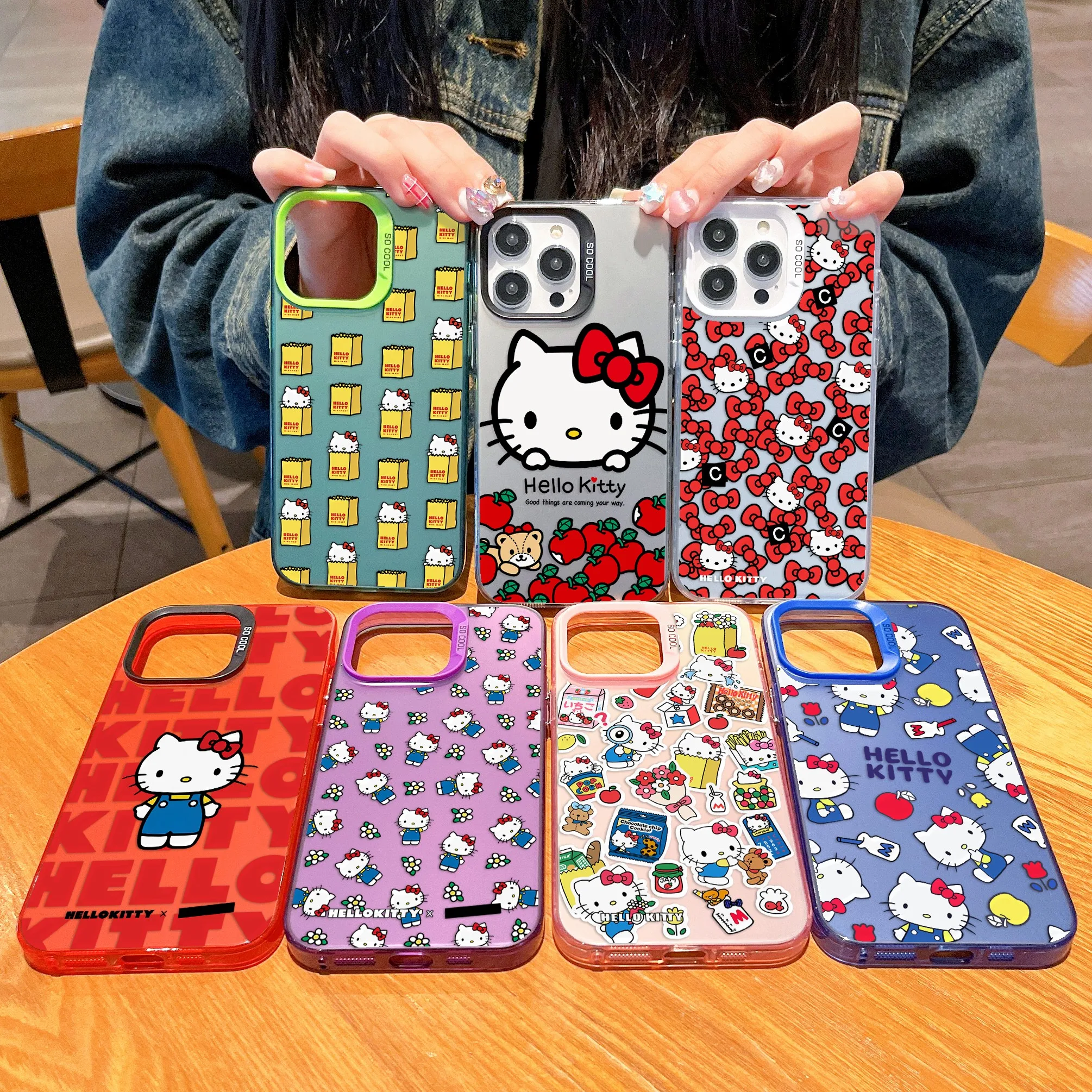 Sanrio Hello Kitty Phone Case for Samsung Galaxy S24 S23 S22 S21 S20 Note20 Ultra Plus FE J7 Prime M31 M30S M23 5G Hard PC Cover