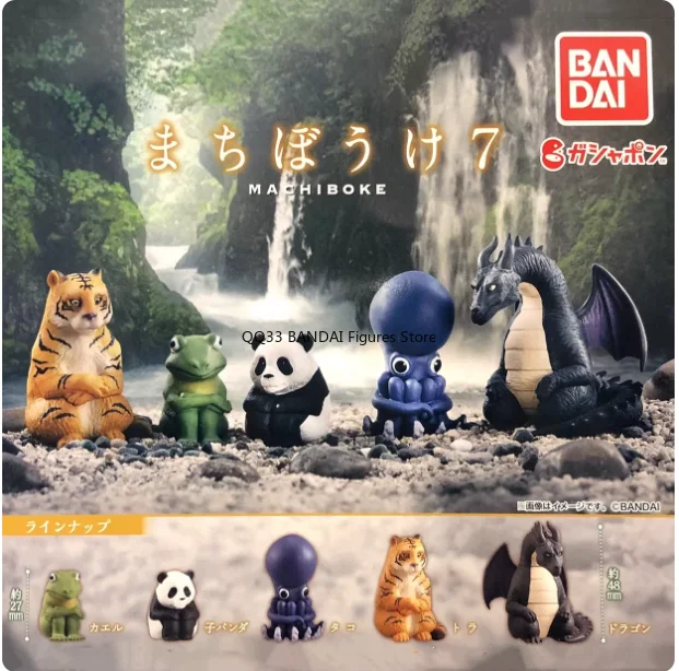 BANDAI Urocze Zwierzątka Gashapon Zabawki Wenniao Chomik Delfin Koń Seria Czekająca Figurki Akcji Model Kapsułka Prezent Niespodzianka dla Dzieci